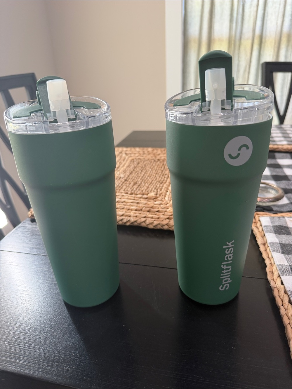 Splitflask 30 oz Green Insulated Travel Tumbler - 2 Pack